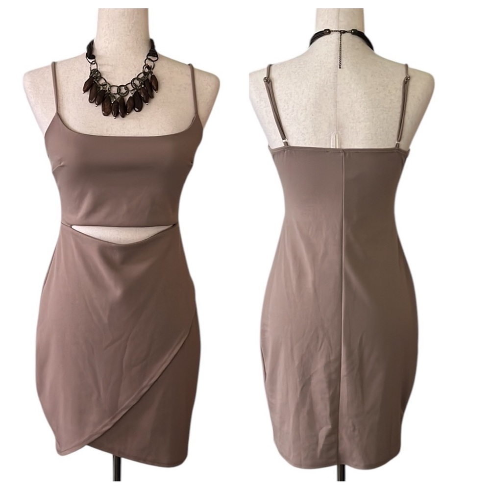 Lulu's On The Town Cutout Bodycon Dress